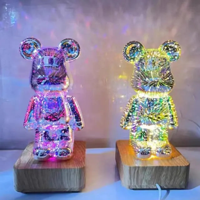 3D Bear Firework Light Lamp - Ultimate Online Marketplace