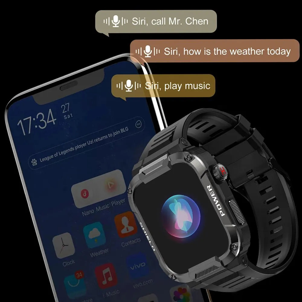 Outdoor Military Smart Watch Men - Ultimate Online Marketplace