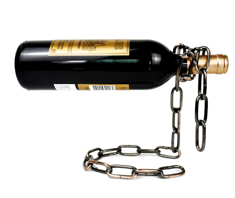 Magic Iron Chain Wine Bottle Holder - Ultimate Online Marketplace