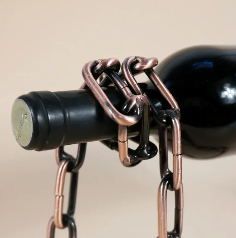 Magic Iron Chain Wine Bottle Holder - Ultimate Online Marketplace