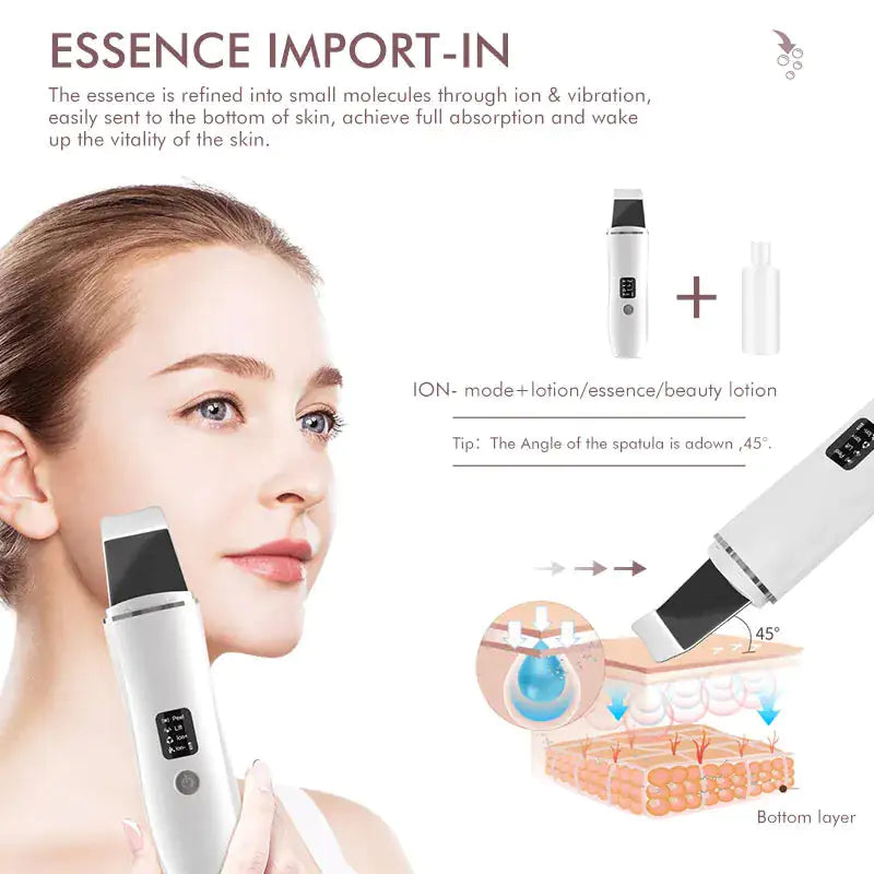 Ultrasonic Facial Spatula - Ultimate Online Marketplace