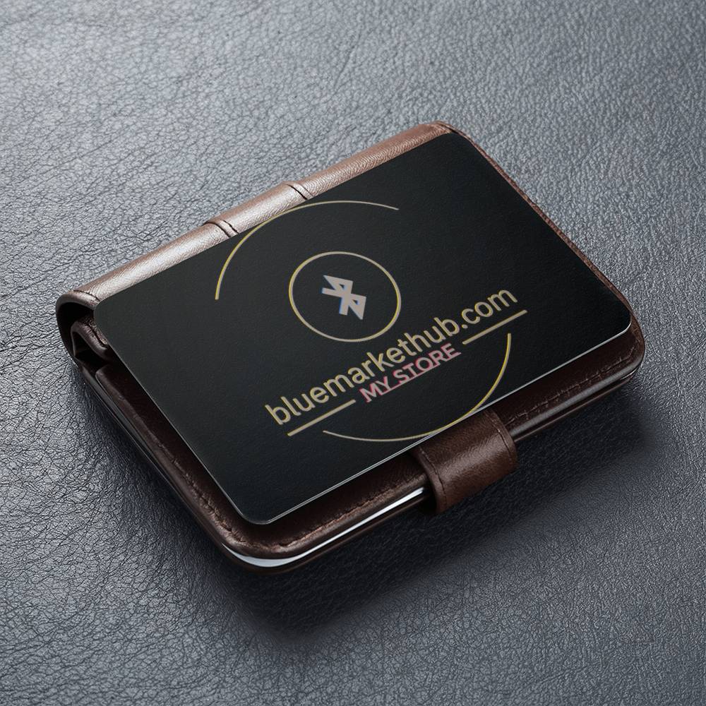 Engraved Metal Wallet Card